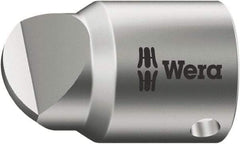 Wera - 1/4" Drive, #4 Point, Standard Slotted Screwdriver Socket - #4 Point - Exact Tool & Supply