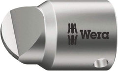 Wera - 1/4" Drive, #3 Point, Standard Slotted Screwdriver Socket - #3 Point - Exact Tool & Supply