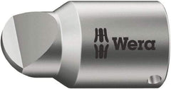 Wera - 1/4" Drive, #4 Point, Standard Slotted Screwdriver Socket - #4 Point - Exact Tool & Supply