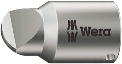 Wera - 1/4" Drive, #1 Point, Standard Slotted Screwdriver Socket - #1 Point - Exact Tool & Supply