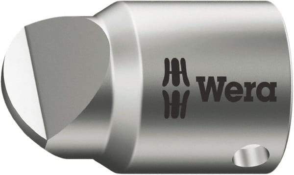Wera - 1/4" Drive, #9 Point, Standard Slotted Screwdriver Socket - #9 Point - Exact Tool & Supply