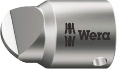 Wera - 1/4" Drive, #9 Point, Standard Slotted Screwdriver Socket - #9 Point - Exact Tool & Supply