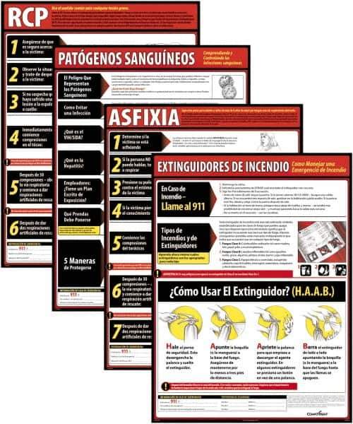 ComplyRight - Regulatory Compliance General Safety & Accident Prevention Training Kit - English, 18" Wide x 24" High - Exact Tool & Supply