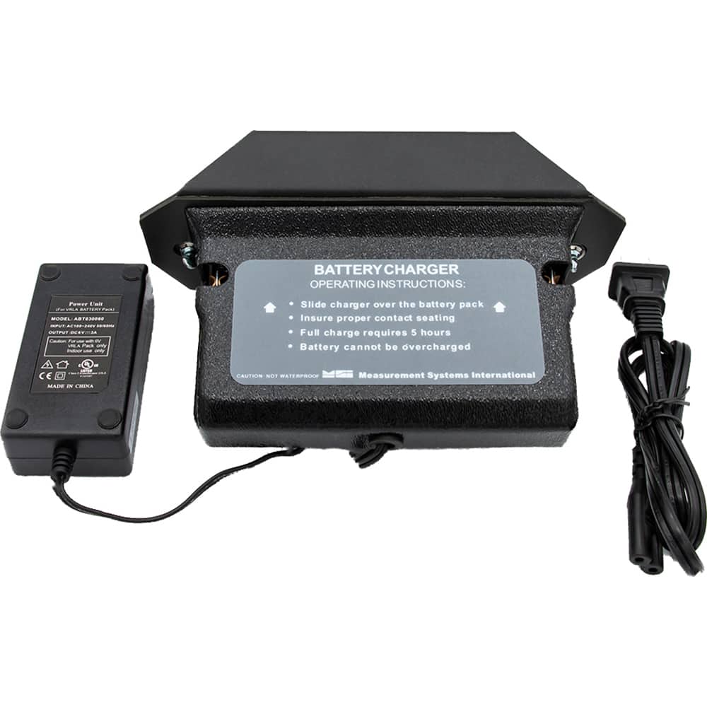 MSI - Scale Scoops, Scale Calibration Masses & Scale Accessories; Type: Battery Charger ; For Use With: Challenger 3 Crane Scale ; Additional Information: North American Style Plug; MSI Challenger - Exact Tool & Supply