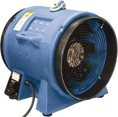 Schaefer Ventilation Equipment - 20" Inlet, Electric AC Ventilation Fan - 5 hp, 9,968 CFM, 440 Max Voltage Rating - Exact Tool & Supply