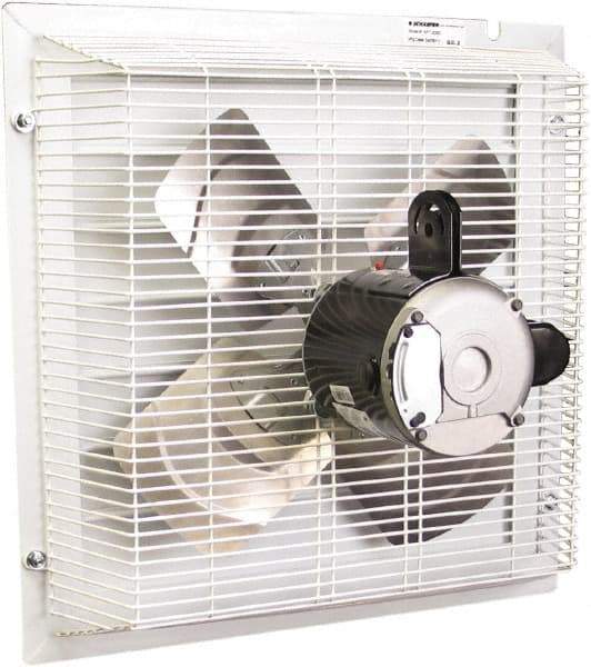 Schaefer Ventilation Equipment - Shutters Fan Size: 20 (Inch) Opening Height: 20-5/8 (Inch) - Exact Tool & Supply