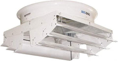 Schaefer Ventilation Equipment - 72" Blade, 3 hp, 10,000 & 64,500 CFM, Variable Speed Industrial Circulation Fan - Fan Head Only, 1 Speed - Exact Tool & Supply