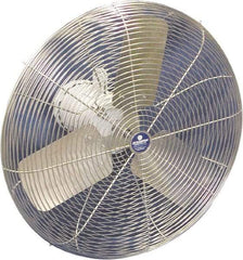 Schaefer Ventilation Equipment - 30" Blade, 1/2 hp, 10,030 CFM, Industrial Circulation Fan - Fan Head Only, 1 Speed - Exact Tool & Supply