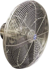 Schaefer Ventilation Equipment - 20" Blade, 1/3 hp, 5,370 CFM, Industrial Circulation Fan - Fan Head Only, 1 Speed - Exact Tool & Supply