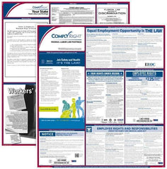 ComplyRight - Regulatory Compliance Labor Law Training Kit - English, 27" Wide x 39" High - Exact Tool & Supply