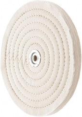 Value Collection - 10" Diam x 3/4" Thick Unmounted Buffing Wheel - 60 Ply, Polishing, 1" Arbor Hole, Medium Density - Exact Tool & Supply