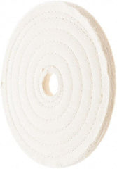 Value Collection - 7" Diam x 1/2" Thick Unmounted Buffing Wheel - 50 Ply, Polishing, 1" Arbor Hole, Hard Density - Exact Tool & Supply