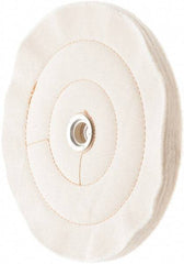 Value Collection - 10" Diam x 1/2" Thick Unmounted Buffing Wheel - 50 Ply, Polishing, 7/8" Arbor Hole, Medium Density - Exact Tool & Supply