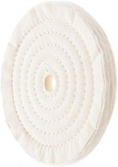 Value Collection - 8" Diam x 1/2" Thick Unmounted Buffing Wheel - 50 Ply, Polishing, 7/8" Arbor Hole, Medium Density - Exact Tool & Supply
