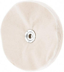 Value Collection - 8" Diam x 1/2" Thick Unmounted Buffing Wheel - 50 Ply, Polishing, 1" Arbor Hole, Soft Density - Exact Tool & Supply