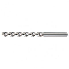 #1 RHS / RHC HSS 118 Degree Radial Point Fast Spiral Taper Length Drill - Bright - Exact Tool & Supply