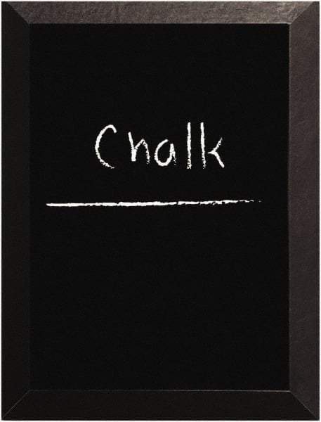 MasterVision - 24" High x 36/0" Wide Chalk Board - Laminate, Includes Mounting Kit - Exact Tool & Supply