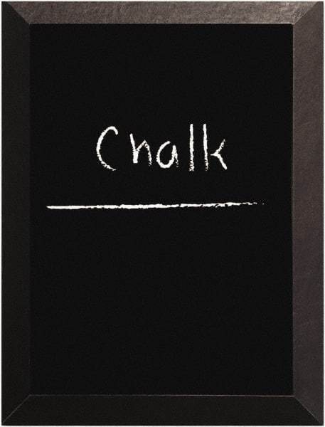 MasterVision - 36" High x 48/0" Wide Chalk Board - Laminate, Includes Mounting Kit - Exact Tool & Supply