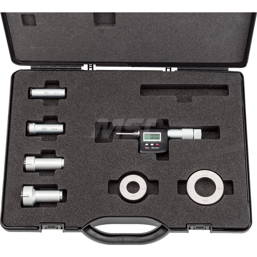 Mahr - Mechanical Inside Micrometer Sets; Minimum Measurement (Inch): 0.4725 ; Minimum Measurement (mm): 12 ; Minimum Measurement (Decimal Inch): 0.4725 ; Maximum Measurement (Inch): 0.7750 ; Maximum Measurement (Decimal Inch): 0.7750 ; Maximum Measureme - Exact Tool & Supply