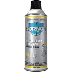 Sprayon - 14 oz Rust Solvent/Penetrant - Comes in Can - Exact Tool & Supply