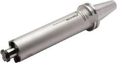 Seco - DIN69871-50 Taper Shank 40mm Pilot Diam Shell Mill Holder - 13.78" Flange to Nose End Projection, 3-1/2" Nose Diam, Through-Spindle & DIN Flange Coolant - Exact Tool & Supply
