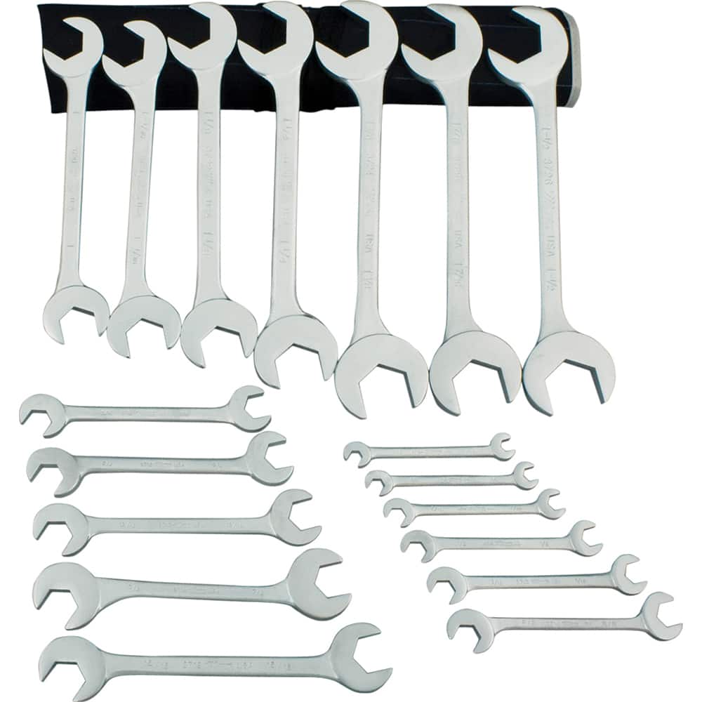 Martin Tools - 18 Pc, 7 - 36mm, 6-Point Metric Hydraulic Wrench Set - Exact Tool & Supply