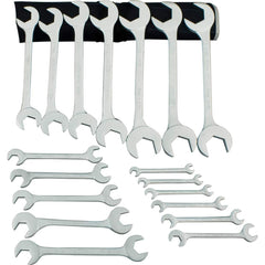 Martin Tools - 18 Pc, 7 - 36mm, 6-Point Metric Hydraulic Wrench Set - Exact Tool & Supply