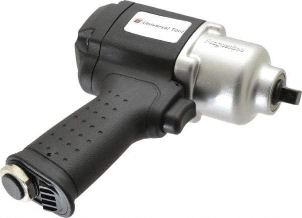 Universal Tool - 3/8" Drive, 12,000 RPM, 320 Ft/Lb Torque Impact Wrench/Ratchet - Pistol Grip Handle, 1,800 IPM, 9.4 CFM, 90 psi, 1/4" NPT Inlet - Exact Tool & Supply