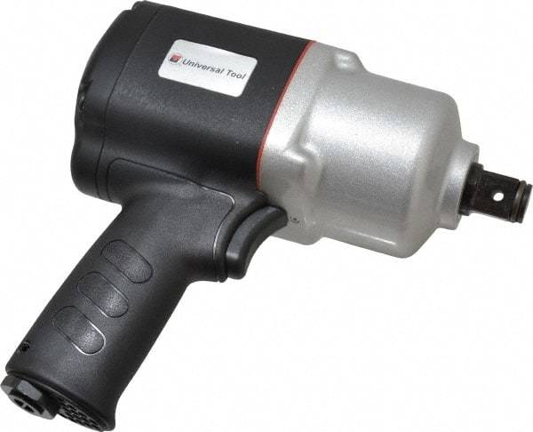 Universal Tool - 3/4" Drive, 6,000 RPM, 1,200 Ft/Lb Torque Impact Wrench/Ratchet - Pistol Grip Handle, 1,000 IPM, 10 CFM, 90 psi, 3/8" NPT Inlet - Exact Tool & Supply