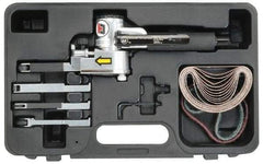 Universal Tool - 1/2 x 12 Inch, 20,000 RPM Air Belt Sander - 0.25 Hp, 1/4 NPT Inlet, 16 CFM Air Consumption - Exact Tool & Supply