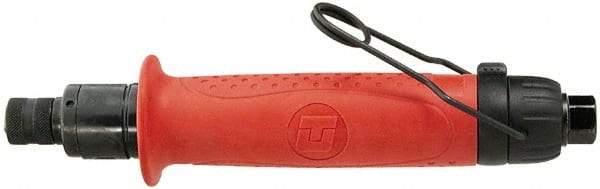 Universal Tool - 1/4" Bit Holder, 1,700 RPM, Inline Handle Air Screwdriver - 5 to 30 In/Lb Torque, 4 CFM - Exact Tool & Supply