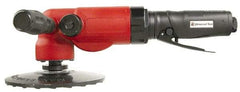 Universal Tool - 7" Wheel Diam, 7,500 RPM, Pneumatic Angle & Disc Grinder - 5/8-11 Spindle, 28 CFM, Side Exhaust - Exact Tool & Supply
