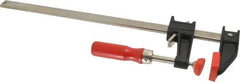 Bessey - 12" Capacity, 2-1/2" Throat Depth Cast Iron Bar Clamp - 600 Lb Clamping Pressure, 16" OAL - Exact Tool & Supply
