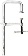Bessey - 4-3/4" Deep Throat, 8" Max Capacity, Step Over Sliding Arm Clamp - 880 Lb Clamping Pressure, 5/8" Spindle Diam - Exact Tool & Supply