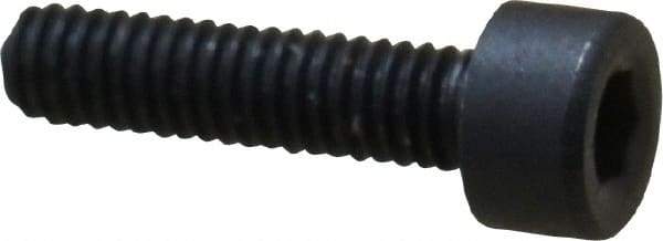 Holo-Krome - M2.5x0.45 Metric Coarse Hex Socket Drive, Socket Cap Screw - Grade 12.9 Alloy Steel, Black Oxide Finish, Fully Threaded, 10mm Length Under Head - Exact Tool & Supply