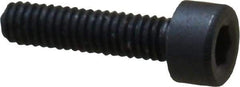 Holo-Krome - M2.5x0.45 Metric Coarse Hex Socket Drive, Socket Cap Screw - Grade 12.9 Alloy Steel, Black Oxide Finish, Fully Threaded, 10mm Length Under Head - Exact Tool & Supply