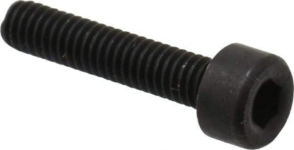 Holo-Krome - M2.5x0.45 Metric Coarse Hex Socket Drive, Socket Cap Screw - Grade 12.9 Alloy Steel, Black Oxide Finish, Fully Threaded, 12mm Length Under Head - Exact Tool & Supply