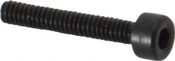 Holo-Krome - M2x0.40 Metric Coarse Hex Socket Drive, Socket Cap Screw - Grade 12.9 Alloy Steel, Black Oxide Finish, Fully Threaded, 12mm Length Under Head - Exact Tool & Supply