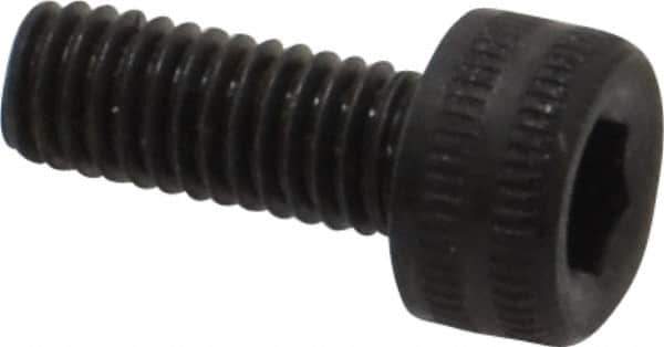 Holo-Krome - M3x0.50 Metric Coarse Hex Socket Drive, Socket Cap Screw - Grade 12.9 Alloy Steel, Black Oxide Finish, Fully Threaded, 8mm Length Under Head - Exact Tool & Supply