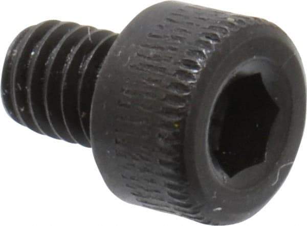 Holo-Krome - M4x0.70 Metric Coarse Hex Socket Drive, Socket Cap Screw - Grade 12.9 Alloy Steel, Black Oxide Finish, Fully Threaded, 5mm Length Under Head - Exact Tool & Supply