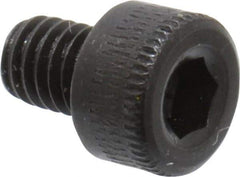 Holo-Krome - M4x0.70 Metric Coarse Hex Socket Drive, Socket Cap Screw - Grade 12.9 Alloy Steel, Black Oxide Finish, Fully Threaded, 5mm Length Under Head - Exact Tool & Supply