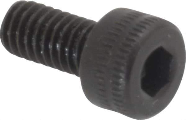 Holo-Krome - M4x0.70 Metric Coarse Hex Socket Drive, Socket Cap Screw - Grade 12.9 Alloy Steel, Black Oxide Finish, Fully Threaded, 8mm Length Under Head - Exact Tool & Supply