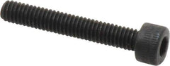 Holo-Krome - M4x0.70 Metric Coarse Hex Socket Drive, Socket Cap Screw - Grade 12.9 Alloy Steel, Black Oxide Finish, Fully Threaded, 25mm Length Under Head - Exact Tool & Supply