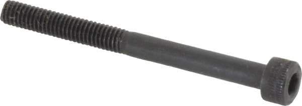 Holo-Krome - M4x0.70 Metric Coarse Hex Socket Drive, Socket Cap Screw - Grade 12.9 Alloy Steel, Black Oxide Finish, Partially Threaded, 45mm Length Under Head - Exact Tool & Supply