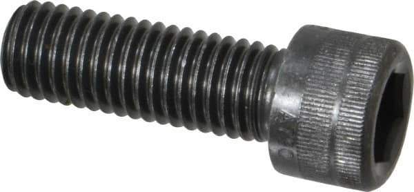 Holo-Krome - M12x1.75 Metric Coarse Hex Socket Drive, Socket Cap Screw - Grade 12.9 Alloy Steel, Black Oxide Finish, Fully Threaded, 35mm Length Under Head - Exact Tool & Supply