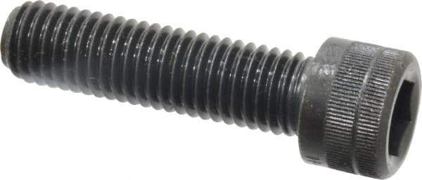 Holo-Krome - M12x1.75 Metric Coarse Hex Socket Drive, Socket Cap Screw - Grade 12.9 Alloy Steel, Black Oxide Finish, Fully Threaded, 45mm Length Under Head - Exact Tool & Supply