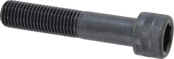Holo-Krome - M16x2.00 Metric Coarse Hex Socket Drive, Socket Cap Screw - Grade 12.9 Alloy Steel, Black Oxide Finish, Partially Threaded, 80mm Length Under Head - Exact Tool & Supply