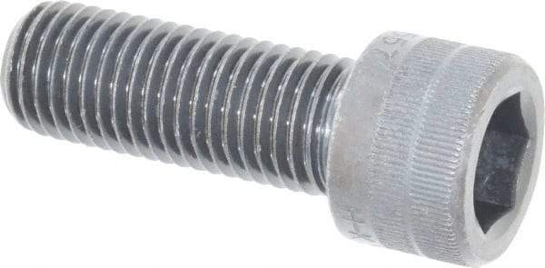Holo-Krome - M20x2.50 Metric Coarse Hex Socket Drive, Socket Cap Screw - Grade 12.9 Alloy Steel, Black Oxide Finish, Fully Threaded, 55mm Length Under Head - Exact Tool & Supply