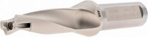 Iscar - 0.669 to 0.705" Diam, 3xD, 2" Max Depth, 3/4" Shank Diam, Replaceable Tip Drill - 17 Seat Size, DCM Toolholder, Series ChamDrill - Exact Tool & Supply