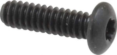 Camcar - #6-32 UNC Torx Plus Drive, Button Screw - Alloy Steel, Black Oxide Finish, Fully Threaded, 1/2" Length Under Head - Exact Tool & Supply